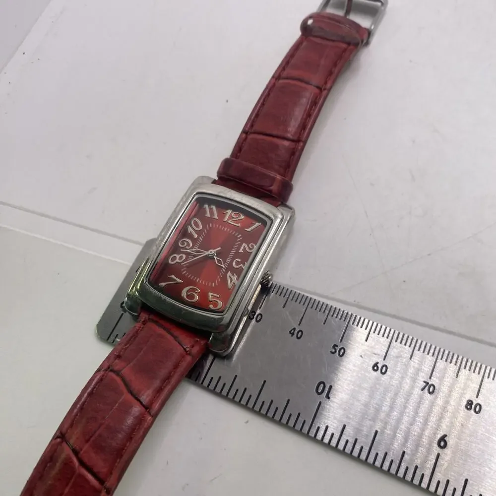 Womens Vintage Leather Quartz Fashion Watch New Battery